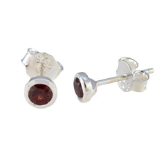 Garnet-American-Micaela-Solitaire-Stud-Red-Sterling-Silver-Earring