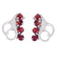 Garnet-African-Hua-multiple-Stud-Red-925-Sterling-Silver-Earring