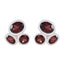 Garnet-Egyptian-Ji-eun-multiple-Stud-Red-92.5-Silver-Earring