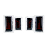 Garnet-French-Renata-multiple-Stud-Red-925-Sterling-Silver-Earring
