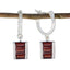 Garnet-Spanish-Eva-multiple-Dangle-Red-Silver-Earring