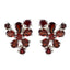 Garnet-Russian-Grace-multiple-Stud-Red-Silver-Earring