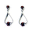 Garnet-Middle-Eastern-Naomi-multiple-Stud-Red-925-Sterling-Silver-Earring