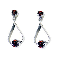 Garnet-Middle-Eastern-Naomi-multiple-Stud-Red-925-Sterling-Silver-Earring
