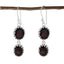 Garnet-Korean-Layla-Toi-et-Moi-Dangle-Red-Silver-Earring
