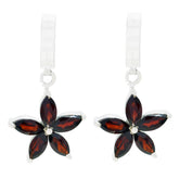 Garnet-Mexican-Nari-multiple-Dangle-Red-925-Sterling-Silver-Earring