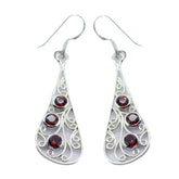 Garnet-Latin-American-Seo-yeon-multiple-Dangle-Red-925-Sterling-Silver-Earring