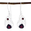 Garnet-Italian-Chloe-multiple-Dangle-Red-Sterling-Silver-Earring