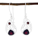 Garnet-Italian-Chloe-multiple-Dangle-Red-Sterling-Silver-Earring
