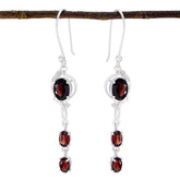 Garnet-Korean-Ivy-multiple-Dangle-Red-925-Sterling-Silver-Earring