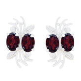 Garnet-Latin-American-Lea-multiple-Stud-Red-925-Silver-Earring