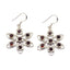 Garnet-American-Clara-multiple-Dangle-Red-Silver-Earring
