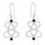 Garnet-German-Wen-multiple-Dangle-Red-Sterling-Silver-Earring