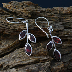 Garnet-Spanish-Gabriela-multiple-Dangle-Red-92.5-Silver-Earring
