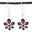 Garnet-French-Li-Lee-multiple-Dangle-Red-925-Sterling-Silver-Earring