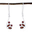 Garnet-Russian-Yan-multiple-Dangle-Red-Silver-Earring