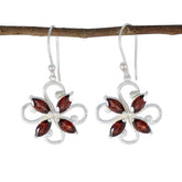 Garnet-Middle-Eastern-Bianca-quarter-Dangle-Red-925-Silver-Earring