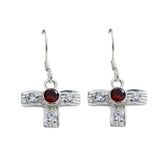 Garnet-American-Yuna-multiple-Dangle-Red-Sterling-Silver-Earring