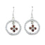 Garnet-Japanese-Alejandra-multiple-Dangle-Red-92.5-Silver-Earring