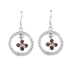 Garnet-Japanese-Alejandra-multiple-Dangle-Red-92.5-Silver-Earring