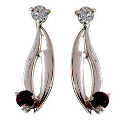 Garnet-Italian-Ana-multiple-Dangle-Red-925-Sterling-Silver-Earring