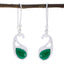 Green-Onyx-Japanese-Elena-Solitaire-Dangle-Green-925-Silver-Earring