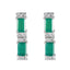 Green-Onyx-German-Paula-multiple-Stud-Green-Sterling-Silver-Earring