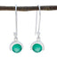 Green-Onyx-French-Alina-Solitaire-Dangle-Green-92.5-Silver-Earring