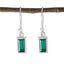 Green-Onyx-American-Lucia-Solitaire-Dangle-Green-925-Silver-Earring