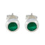 Green-Onyx-Middle-Eastern-Eleanor-Solitaire-Stud-Green-Sterling-Silver-Earring