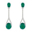 Green-Onyx-Japanese-Jiwoo-Toi-et-Moi-Stud-Green-925-Silver-Earring