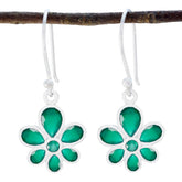 Green-Onyx-German-Ling-multiple-Dangle-Green-Silver-Earring