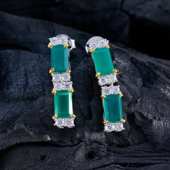 Green-Onyx-African-Pilar-multiple-Stud-Green-925-Silver-Earring