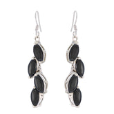 Gunmetal-American-Luisa-multiple-Dangle-Gray-92.5-Silver-Earring