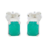 Indian-Emerald-Latin-American-Cecilia-Solitaire-Stud-Green-Silver-Earring
