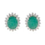 Emerald-CZ-Mexican-Milagros-multiple-Stud-Green-Sterling-Silver-Earring