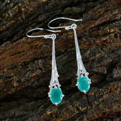 Indian-Emerald-Moroccan-Sara-Solitaire-Dangle-Green-Silver-Earring