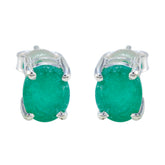 Indian-Emerald-Japanese-Agnes-Solitaire-Stud-Green-Sterling-Silver-Earring