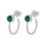 Indian-Emerald-African-Isabella-Solitaire-Stud-Green-925-Sterling-Silver-Earring