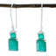 Indian-Emerald-American-Sara-Toi-et-Moi-Dangle-Green-925-Silver-Earring