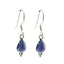 Iolite-Middle-Eastern-Lili-multiple-Dangle-Blue-Silver-Earring