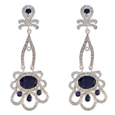 Iolite-Indian-Ayesha-multiple-Dangle-Blue-925-Silver-Earring
