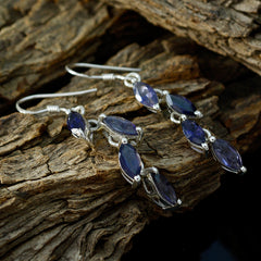 Iolite-German-Anna-multiple-Dangle-Blue-925-Sterling-Silver-Earring