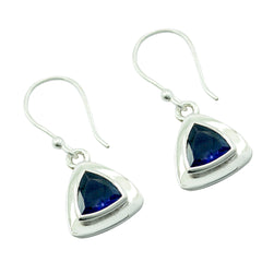 Iolite-Egyptian-Skylar-Solitaire-Dangle-Blue-Silver-Earring