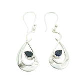 Iolite-Korean-Sophia-Solitaire-Dangle-Blue-925-Sterling-Silver-Earring