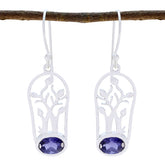 Iolite-Italian-Scarlett-Solitaire-Dangle-Blue-925-Sterling-Silver-Earring
