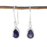 Iolite-Spanish-Emi-Solitaire-Dangle-Blue-Sterling-Silver-Earring