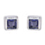 Iolite-German-Patricia-Solitaire-Stud-Blue-Sterling-Silver-Earring