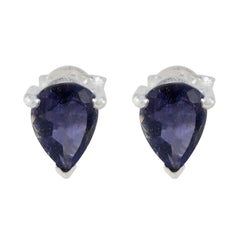 Iolite-African-Daniela-Solitaire-Stud-Blue-Sterling-Silver-Earring