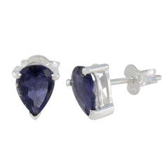 Iolite-African-Daniela-Solitaire-Stud-Blue-Sterling-Silver-Earring